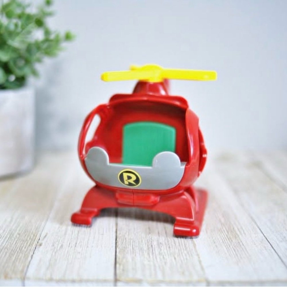 Little People DC Super Friends Robin's Red Helicopter